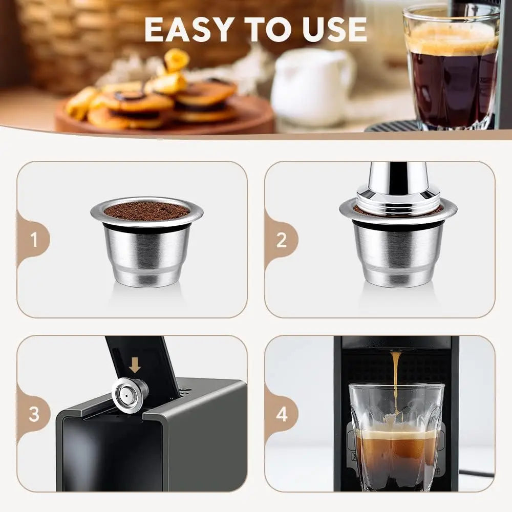 Cápsulas reutilizables para Nespresso