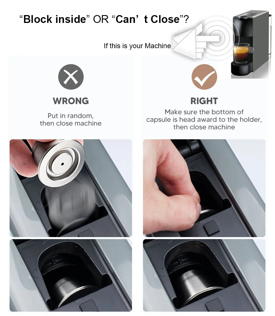 Cápsulas reutilizables para Nespresso