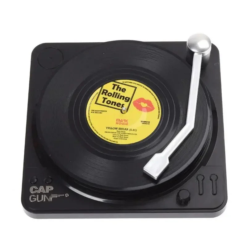 6 Posavasos forma disco de vinil