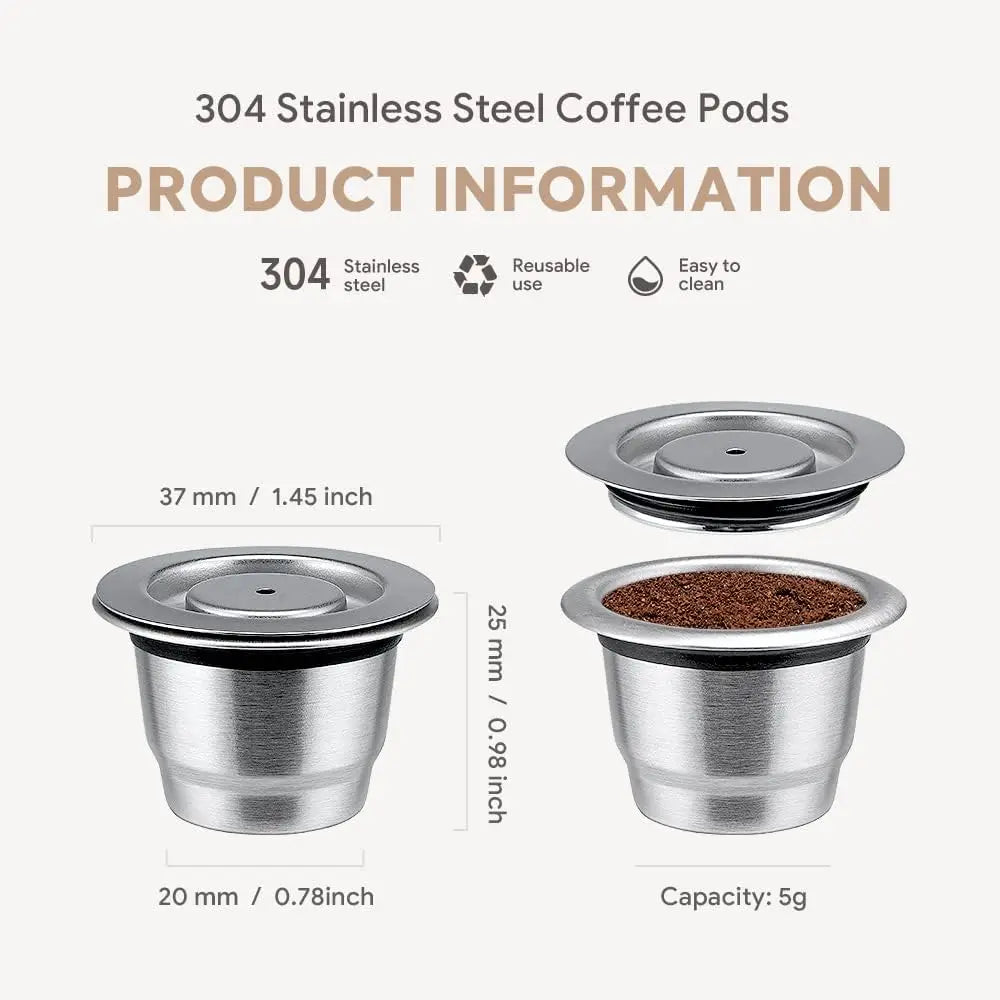 Cápsulas reutilizables para Nespresso