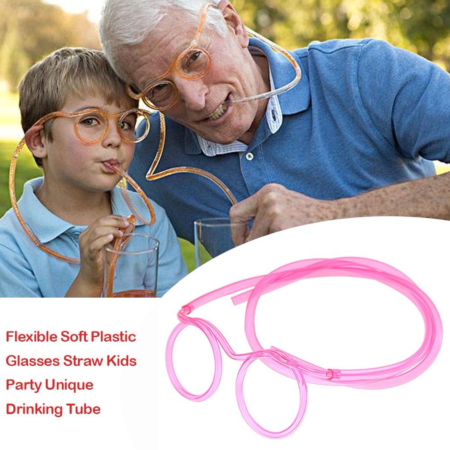 Divertidas gafas pajita