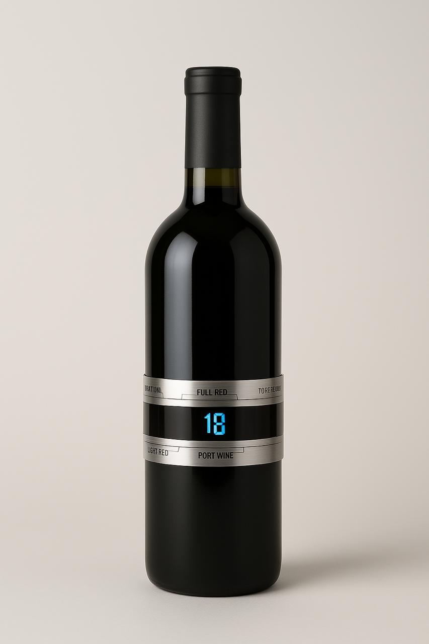 Termómetro de cuello de vino