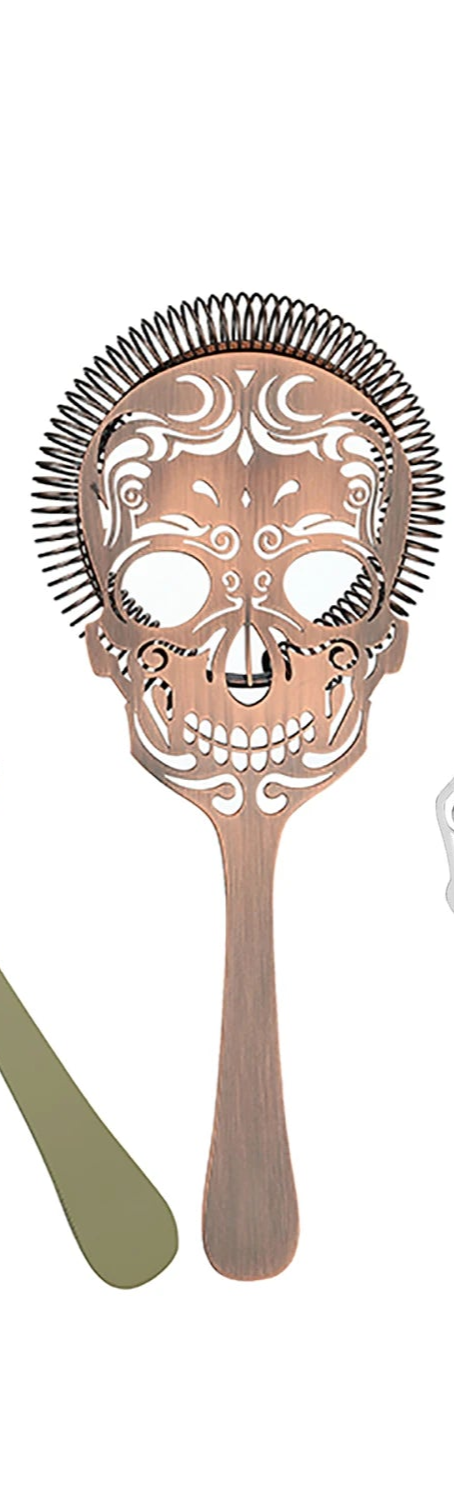 Colador cócteles diseño de calavera