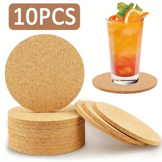 10 Posavasos de corcho