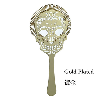 Colador cócteles diseño de calavera