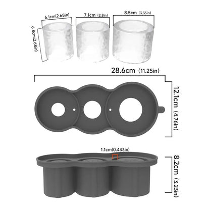 Moldes de hielo de silicona para taza Stanley