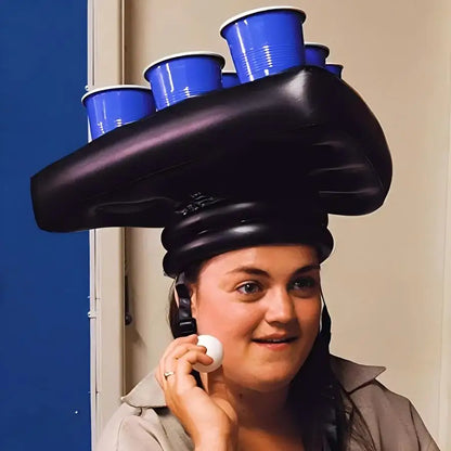Juego inflable beer hat