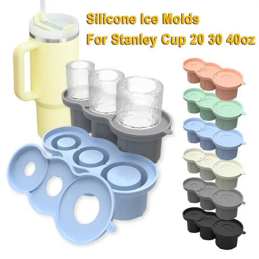 Moldes de hielo de silicona para taza Stanley