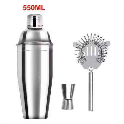 Kit de coctelera de acero inoxidable