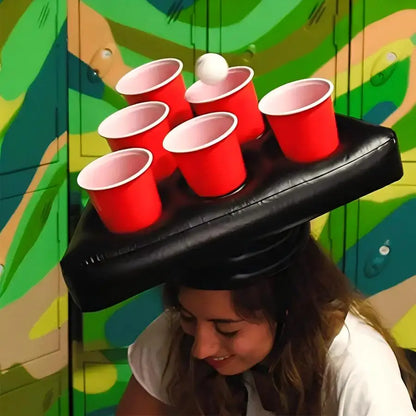 Juego inflable beer hat