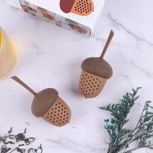 Infusor de té silicona, bellota