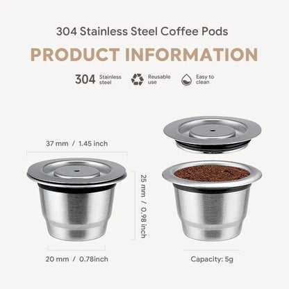 Cápsulas reutilizables para Nespresso