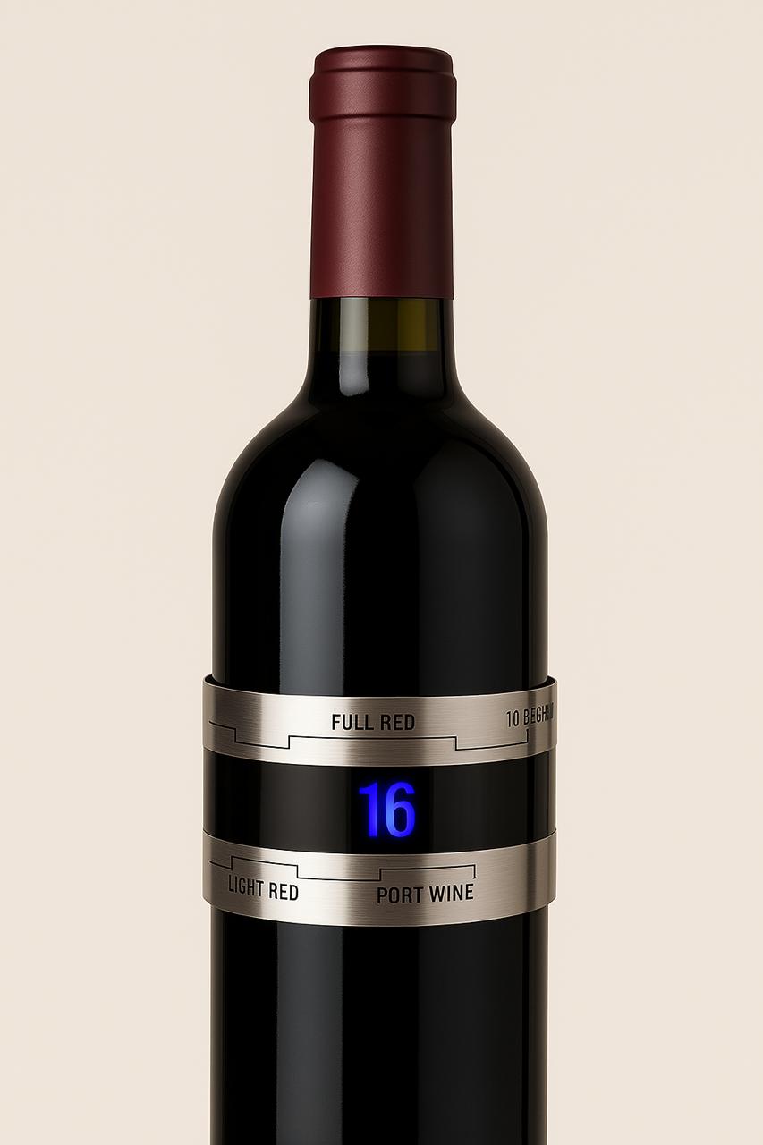 Termómetro de cuello de vino
