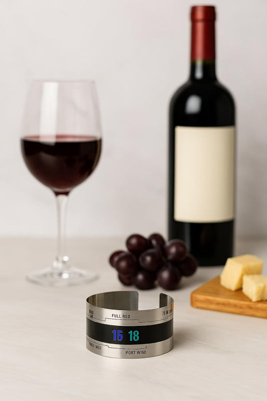 Termómetro de cuello de vino